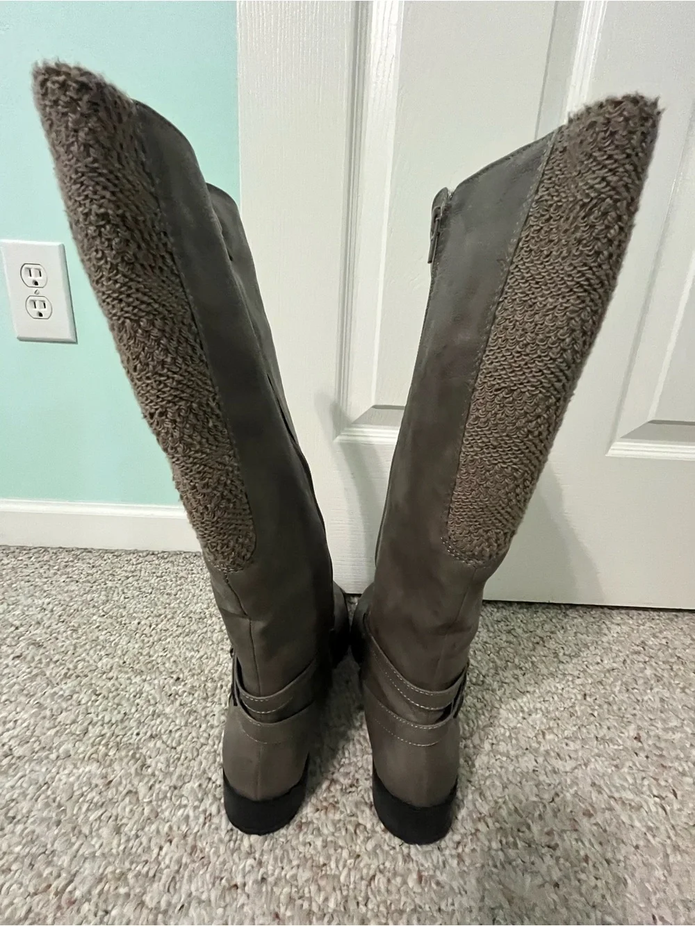 Life Stride Gray Over-the-Knee Riding Boots